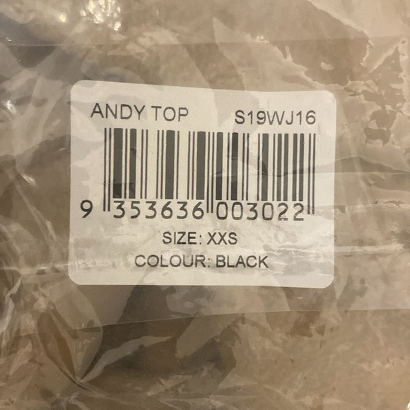 NWT With Jean Andy Top XXS - Picture 4 of 4